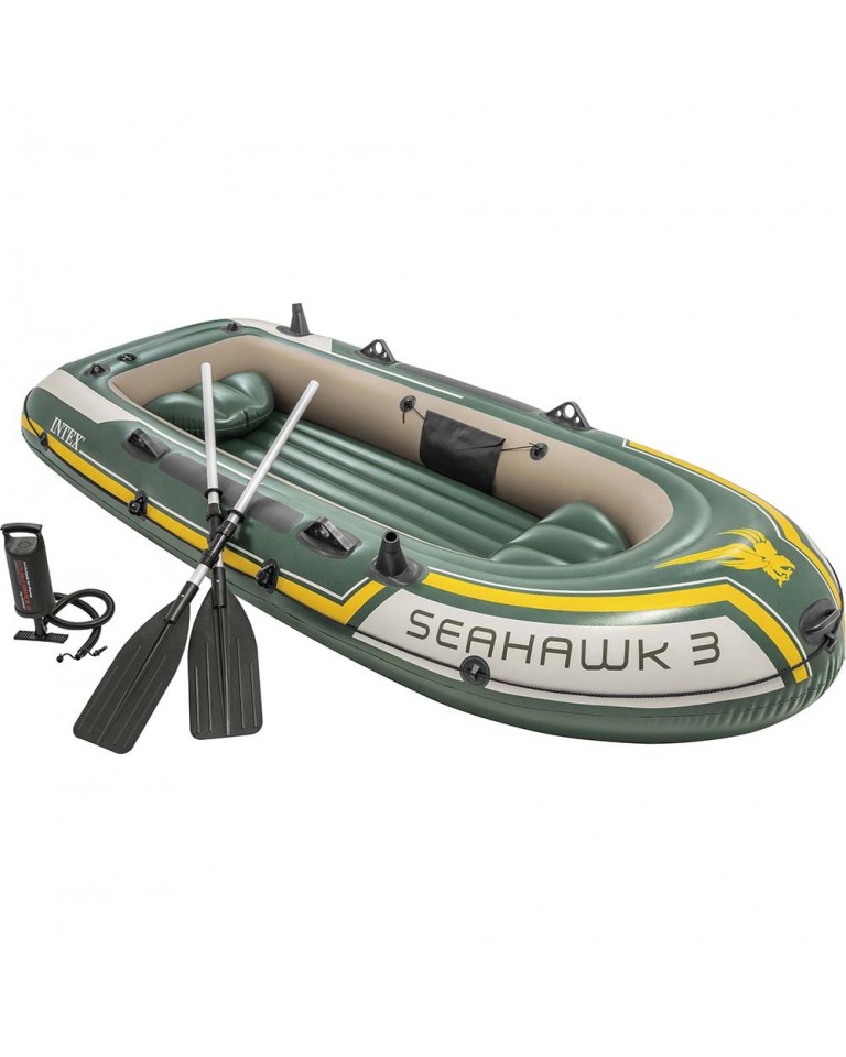 Φουσκωτή βάρκα INTEX Seahawk 3 SET (με κουπιά & τρόμπα) (68380)