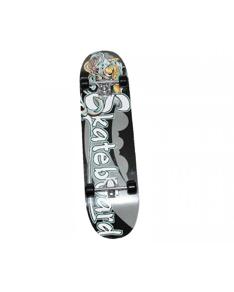 Skateboard Τροχοσανίδα στενή ΑΘΛΟΠΑΙΔΙΑ, απλή Νο1 3999 SB