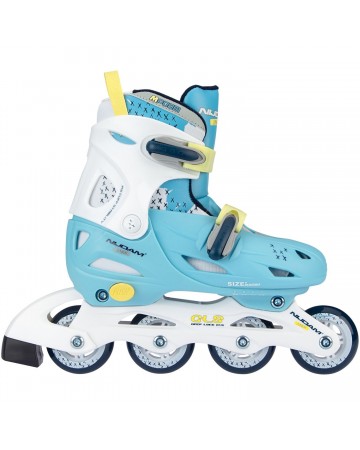 Inline Quads Roller Skate ρυθμιζόμενα Nijdam 52SH-LWG