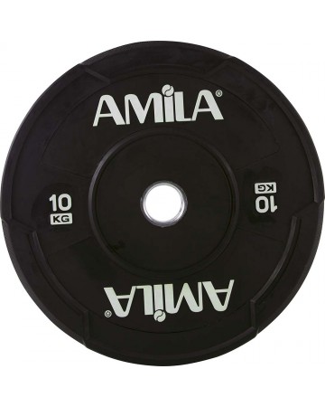 Δίσκος bumper 50mm Amila 10kg 90307