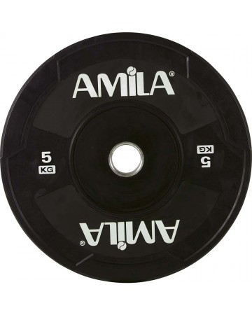 Δίσκος bumper 50mm Amila 5kg 90306