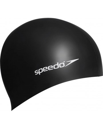 Σκουφάκι Κολύμβησης Ενηλίκων Speedo Plain Flat Silicone Cap 70991 0001U (Μαύρο)