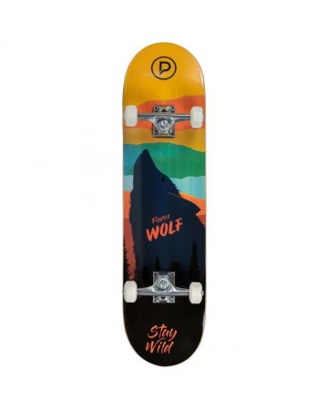 Skateboard Τροχοσανίδα PLAYLIFE 19.880307 Fierce Wolf 31X8 ίντσες