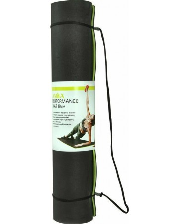 Στρώμα Γυμναστικής Yoga-Pilates "Performance" Mat 150x61x0,6cm (81777) Amila