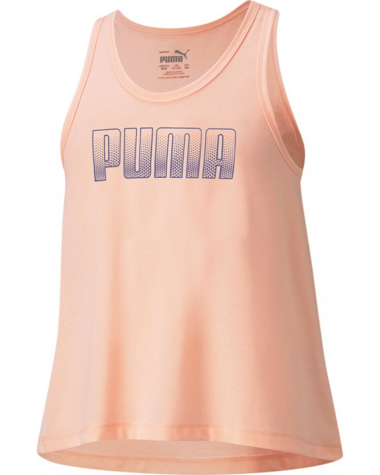 Puma Runtrain Tee Puma παιδική μπλούζα αμάνικη  586193-25 σομόν