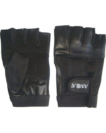 Γάντια Άρσης Βαρών AMILA Nappa Amara Μαύρο S 83220