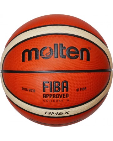Δερμάτινη γυναικεία μπάλα μπάσκετ MOLTEN indoor outdoor BGM6X