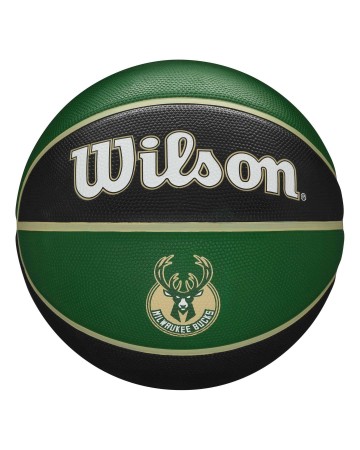 Μπάλα Μπάσκετ Wilson NBA Team Tribute BSKT Milwaukee Bucks WTB1300XBMIL (Size 7)