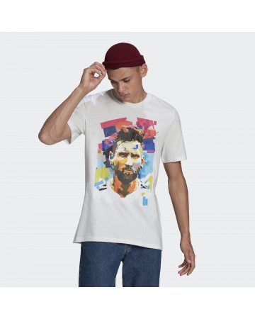Ανδρικό T-shirt Adidas Messi Football HA0930