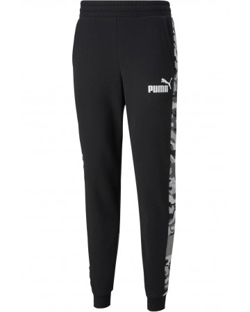 Ανδρικό Παντελόνι Φόρμας Puma ESS+ Camo Sweatpants 848575 01 (Black)