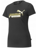 Γυναικείο T-shirt Puma ESS+ Metallic Logo Tee 848303 01