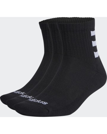 Αθλητικές Κάλτσες Adidas Half-Cushioned 3-Stripes Quarter Socks 3 Pairs HD2212