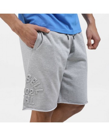 Ανδρική Βερμούδα Russell Athletic Raw Edge Shorts With Embossed Print A2-701-1 091 VK