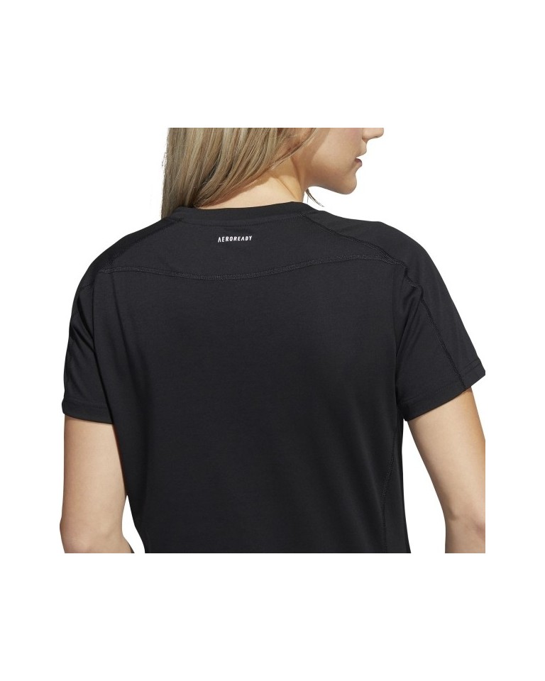 Γυναικείο T-shirt adidas Performance  AEROREADY RUNNING LOGO GRAPHIC TEE HA6675