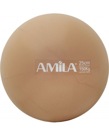 Μπάλα Γυμναστικής Amila Pilates Ball 25cm Χρυσή Bulk 95818