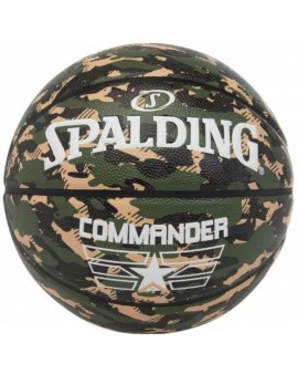 Μπάλα Μπάσκετ Spalding Commander Camo 84 588Z1 (Size 7/Outdoor)