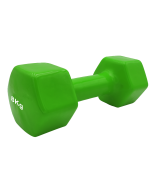 Αλτήρας Βινυλίου Vinyl Dumbbell 8kg (χρώμα πράσινο) Ligasport