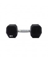 Αλτήρας Εξάγωνος με επικάλυψη λάστιχου Liga Sport Dumbbell 10 kg