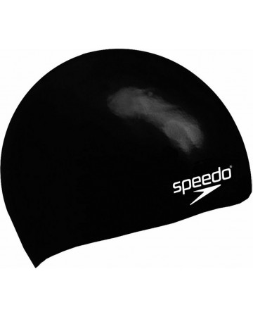 Παιδικό Σκουφάκι Κολύμβησης από Σιλικόνη Speedo Junior Plain Moulded Silicone Cap 70990-0010 (Μαύρο)