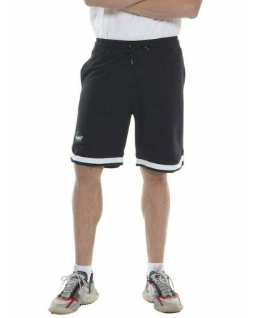 Αθλητική Ανδρική Βερμούδα Body Action Men's Warm-Up Shorts (033228-01 black