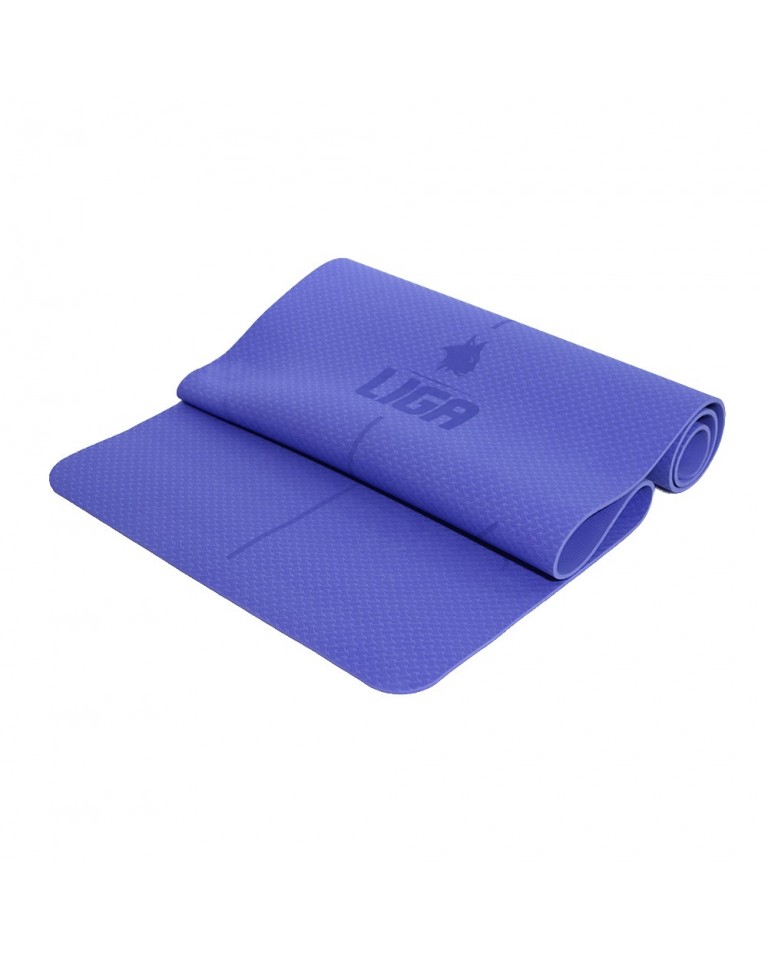 Στρώμα yoga TPE yoga mat (original) 185εκ.*68εκ.*0,6εκ (Ροζ) LIGASPORT*