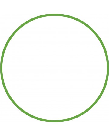 Χούλα-Χουπ amila Πράσινο  60cm - Φ18mm - 155gr (48170)