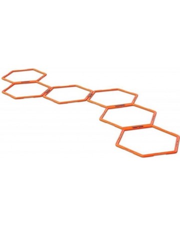 Σκάλα Επιτάχυνσης Σε Σχήμα Εξαγώνου Hexa Ring Orange Ligasport
