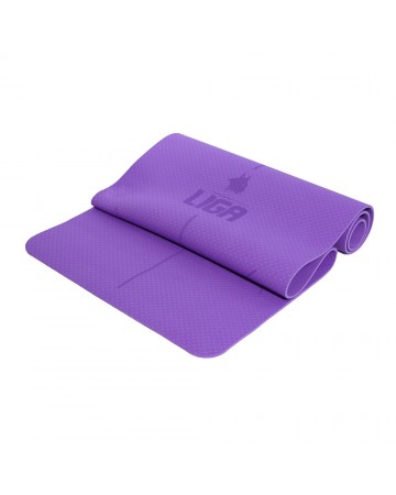 Στρώμα yoga TPE yoga mat (original) 185εκ.*68εκ.*0,6εκ (μωβ) LIGASPORT*