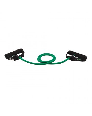 Λάστιχο αντίστασης με λαβές (tube band)(Επίπεδο αντίστασης 13,6 κιλά-πρασινο) LIGASPORT*