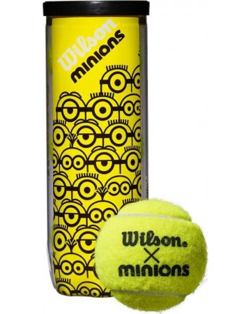 Wilson Minions Championship Can Μπαλάκια Τένις για Προπόνηση 3τμχ WR8202401001