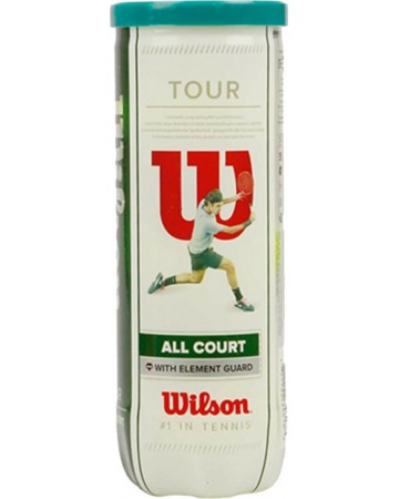 Wilson Tour All Court Μπαλάκια Τένις για Προπόνηση 3τμχ WRT106300