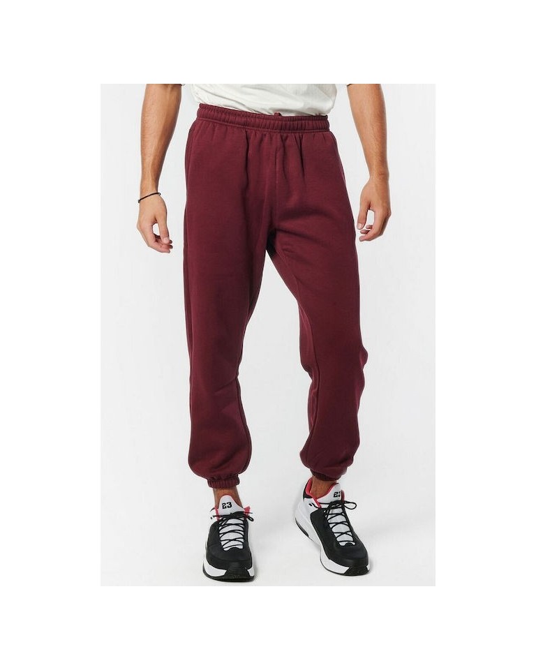 Ανδρικό Παντελόνι Φόρμας Body Action Men Sportswear Fleece Pants 023243-13BD.Purple