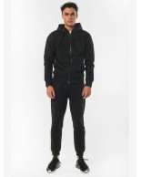 Ανδρικό Παντελόνι Φόρμας Body Action Men Sport Fleece Joggers 023234-01 Black