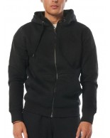 Ανδρικό Μπουφάν με Κουκούλα Body Action Men Hooded Sweat Jacket 073214-01 Black