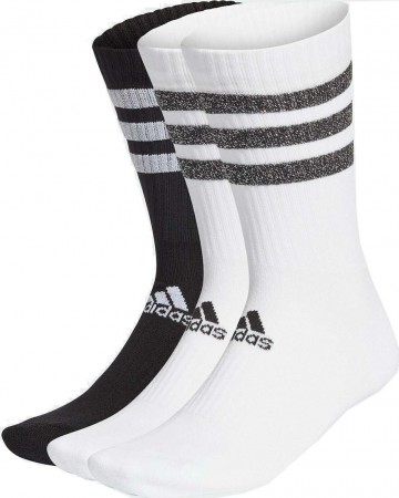 Μπασκετικές Κάλτσες Adidas Glam 3-Stripes 3 Ζεύγη GP3543