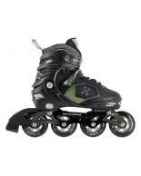 Αυξομειούμενα Πατίνια Roller Nils Extreme In-Line Skates Μαύρο/Πράσινο NA 9080 (31-34)