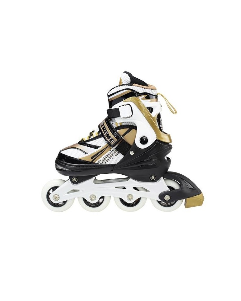 Αυξομειούμενα Πατίνια Roller NA 9080 Μαύρο/Πράσινο IN-LINE SKATES NILS EXTREME