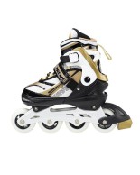 Αυξομειούμενα Πατίνια Roller NA 9080 Μαύρο/Πράσινο IN-LINE SKATES NILS EXTREME