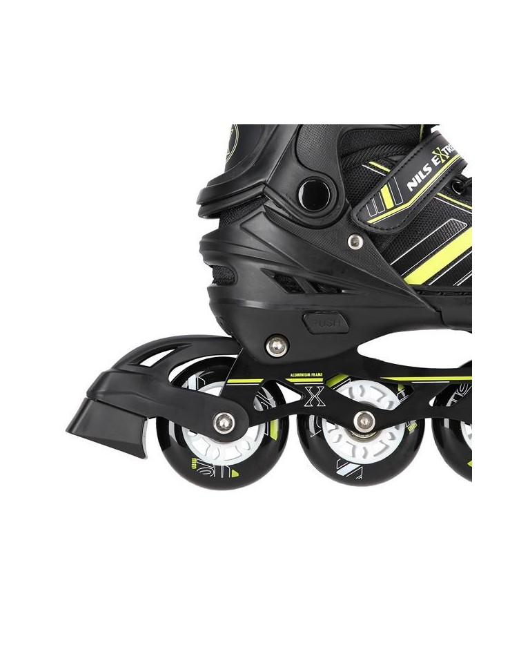 Αυξομειούμενα Roller NH18191 2 ΣΕ 1 Μαύρο/Πράσινο IN-LINE SKATES/HOCKEY ICE SKATES