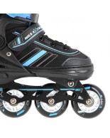 Αυξομειούμενα Roller NH18191 2 ΣΕ 1 Μαύρο/Μπλε IN-LINE SKATES/HOCKEY ICE SKATES