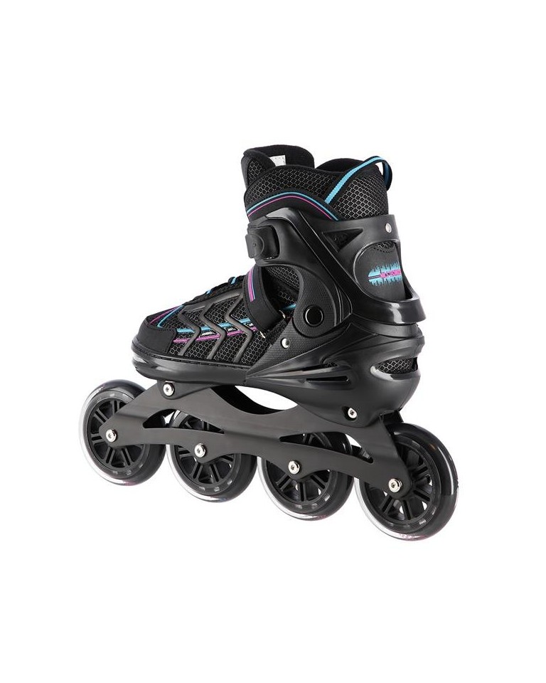 Αυξομειούμενα Πατίνια Roller NA 1128 Μαύρο/Μωβ IN-LINE SKATES NILS EXTREME