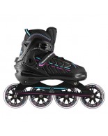 Αυξομειούμενα Πατίνια Roller NA 1128 Μαύρο/Μωβ IN-LINE SKATES NILS EXTREME