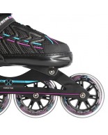 Αυξομειούμενα Πατίνια Roller NA 1128 Μαύρο/Μωβ IN-LINE SKATES NILS EXTREME