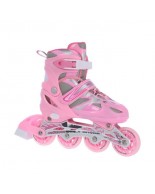 Αυξομειούμενα Roller NH18366 2 ΣΕ 1 Ροζ  IN-LINE SKATES/HOCKEY ICE SKATES