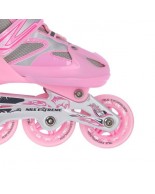 Αυξομειούμενα Roller NH18366 2 ΣΕ 1 Ροζ  IN-LINE SKATES/HOCKEY ICE SKATES