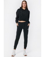 Γυναικείο Παντελόνι Φόρμας Body Action Women Relaxed Fit Jogger 021232 01 Black