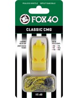 Σφυρίχτρα FOX40 Classic CMG Official Κίτρινη με Κορδόνι