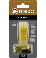 Σφυρίχτρα FOX40 Classic Safety Κίτρινη με Κορδόνι