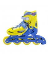 Αυξ. Πατίνια Roller NH 1105 ΣΕΤ 3 ΣΕ 1 INLINE SKATES NILS EXTREME ΚΙΤΡΙΝΟ/ΜΠΛΕ