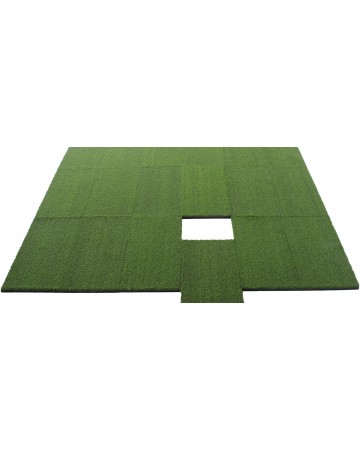 Λαστιχένιο Πάτωμα BeGREEN Active Πλακάκι 48x98cm 15mm Πράσινο Beka Rubber  94474